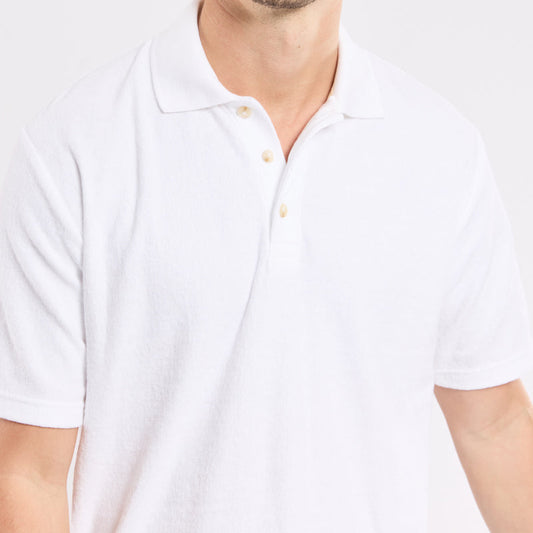 Armor Lux Terry Polo Heritage White