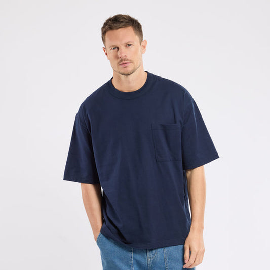 Armor Lux Heritage oversized T-shirt Marine Deep