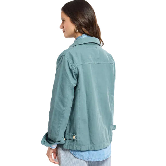 Armor Lux Womens Fisherman's jacket Silver Pine