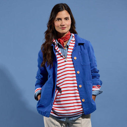 Armor Lux Womens Fisherman's Jacket Mazarine