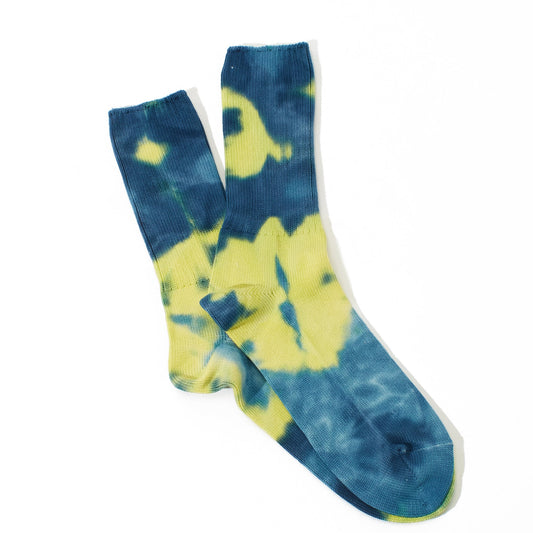 Anonymous Ism Tie Dye Crew Blue Yellow