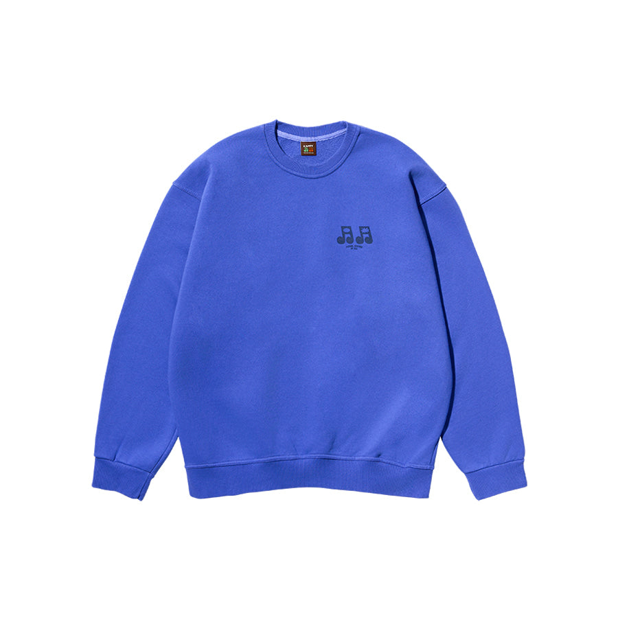 Kappy Pitch Fluff Sweatshirt Blue