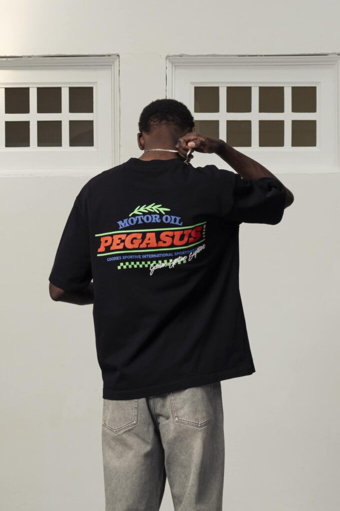 Goodies Sportive Motor Oil Tee Black