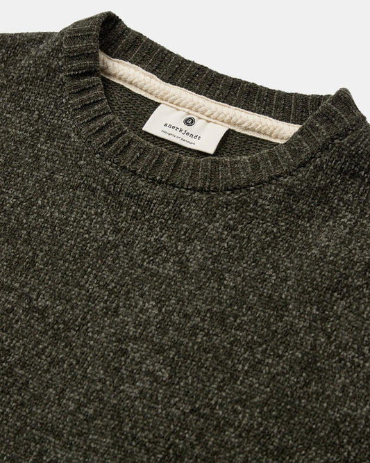 Anerkjendt Aksune Chenile Knit Forest night