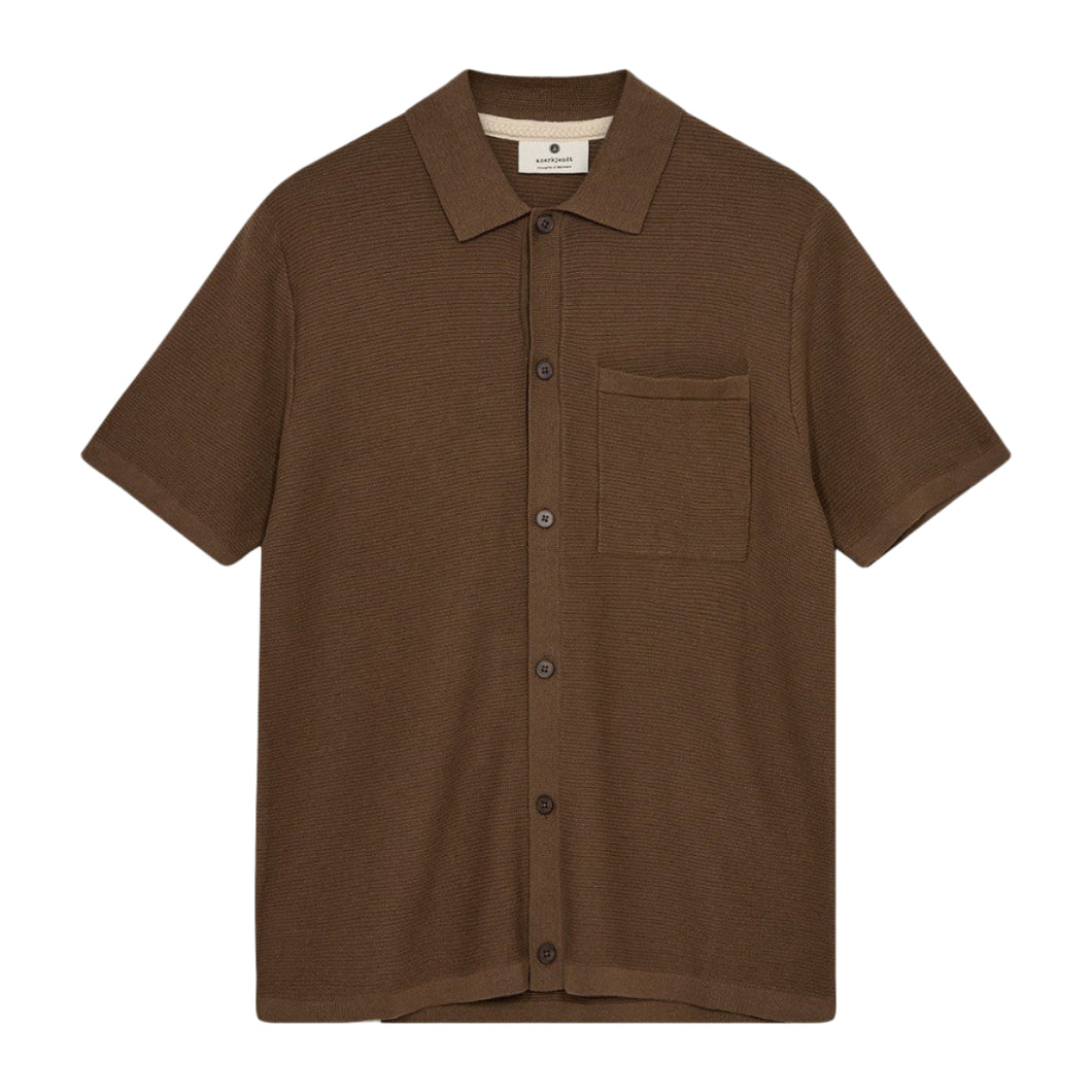 Anerkjendt Aksvend S/S Knit Shirt Cub