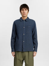 Load image into Gallery viewer, Anerkjendt AKOSCAR INDIGO OVERSHIRT - Sky Captain
