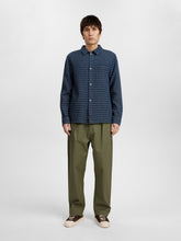 Load image into Gallery viewer, Anerkjendt AKOSCAR INDIGO OVERSHIRT - Sky Captain
