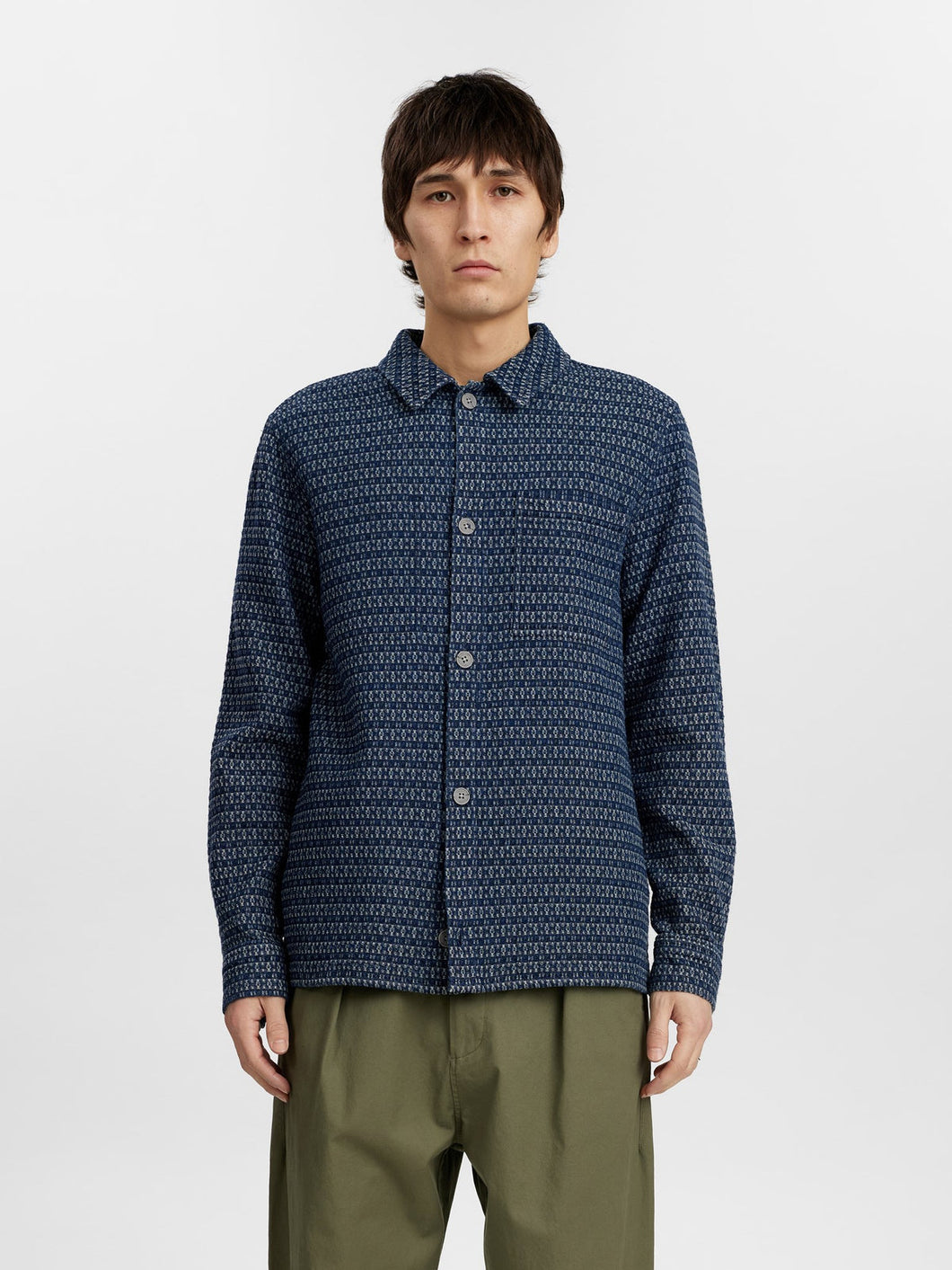 Anerkjendt AKOSCAR INDIGO OVERSHIRT - Sky Captain