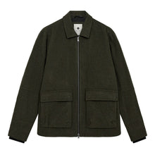 Load image into Gallery viewer, Anerkjendt Akbruce Wool Jacket Forest Night
