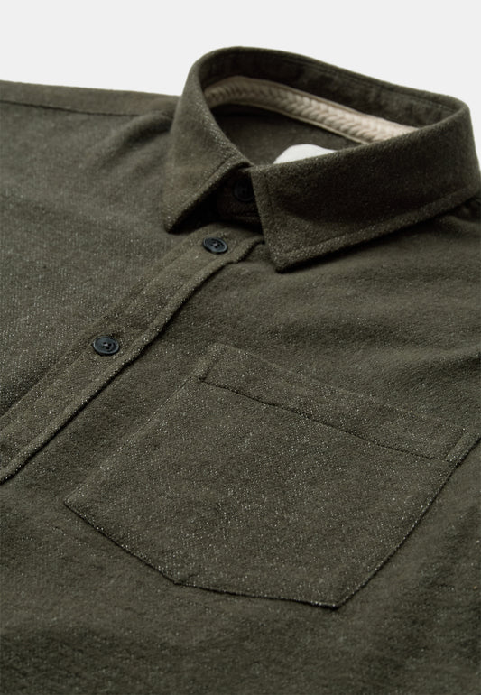 Anerkjendt Akleif Brused LS Shirt Forest Night