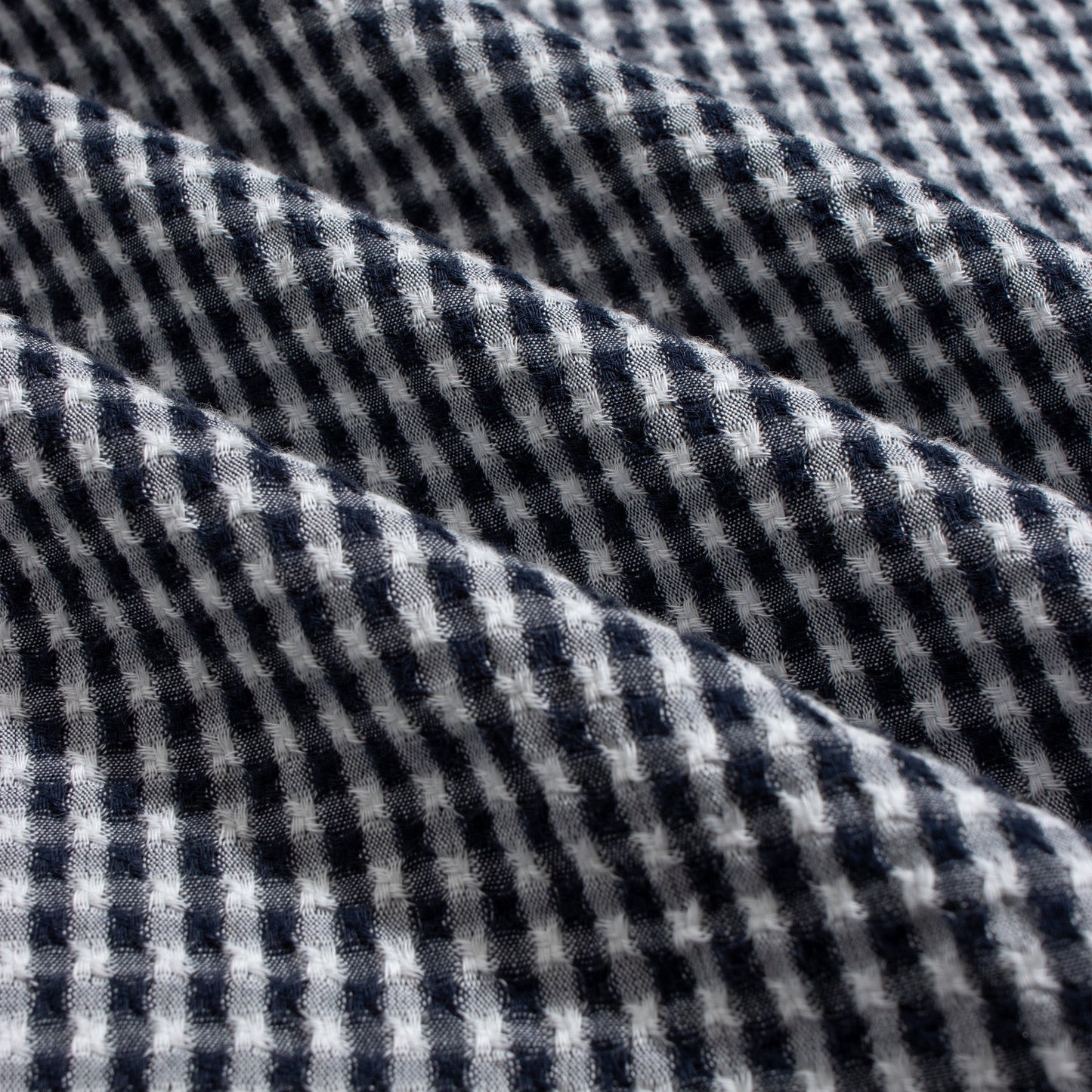 Far Afield Costa Gingham Shirt Navy