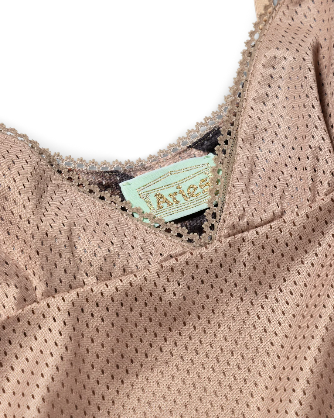 Aries Airtex Longer Lexi Dress Caramel