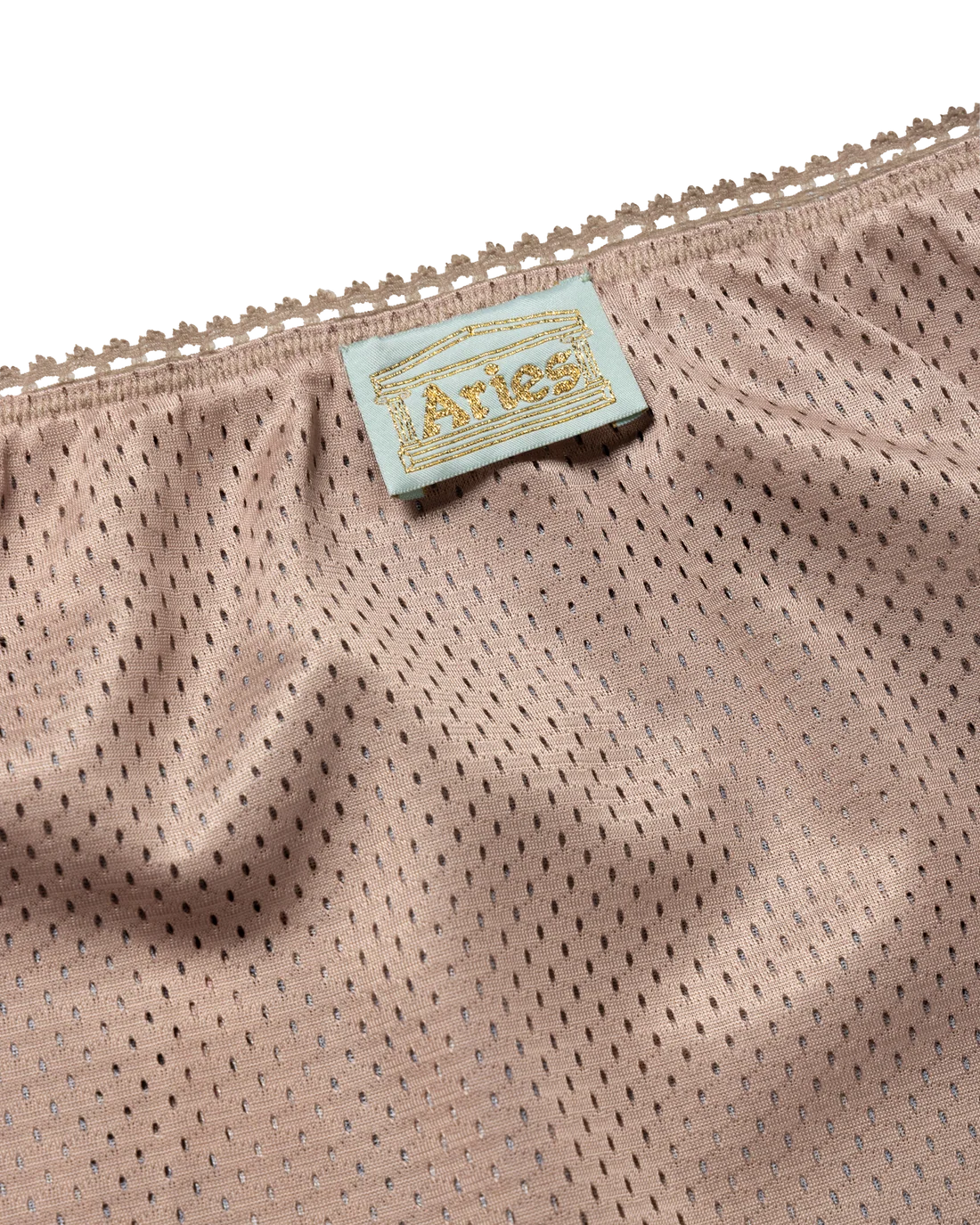 Aries Animal Airtex Midi Skirt Brown