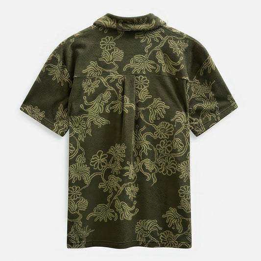 Anerkjendt Akleander Frotte Jac SS Shirt Forest Night