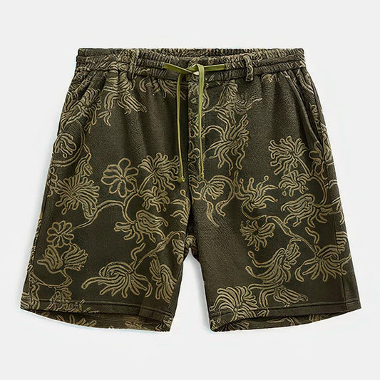 Anerkjendt Arkjan Frotte Jac Shorts Forest Night