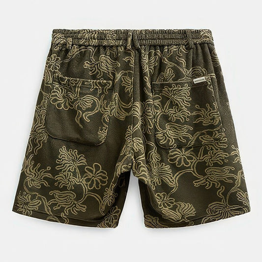 Anerkjendt Arkjan Frotte Jac Shorts Forest Night