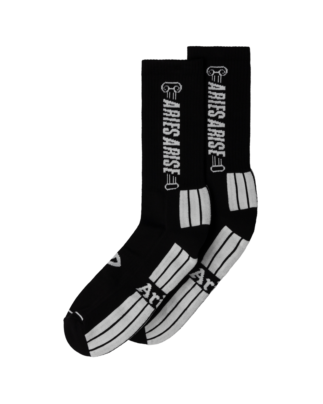 Aries Arise Column Sock Black