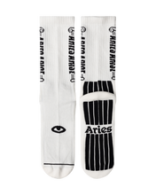 Load image into Gallery viewer, Aries Arise Column Sock White

