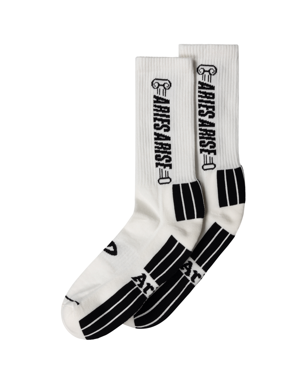 Aries Arise Column Sock White