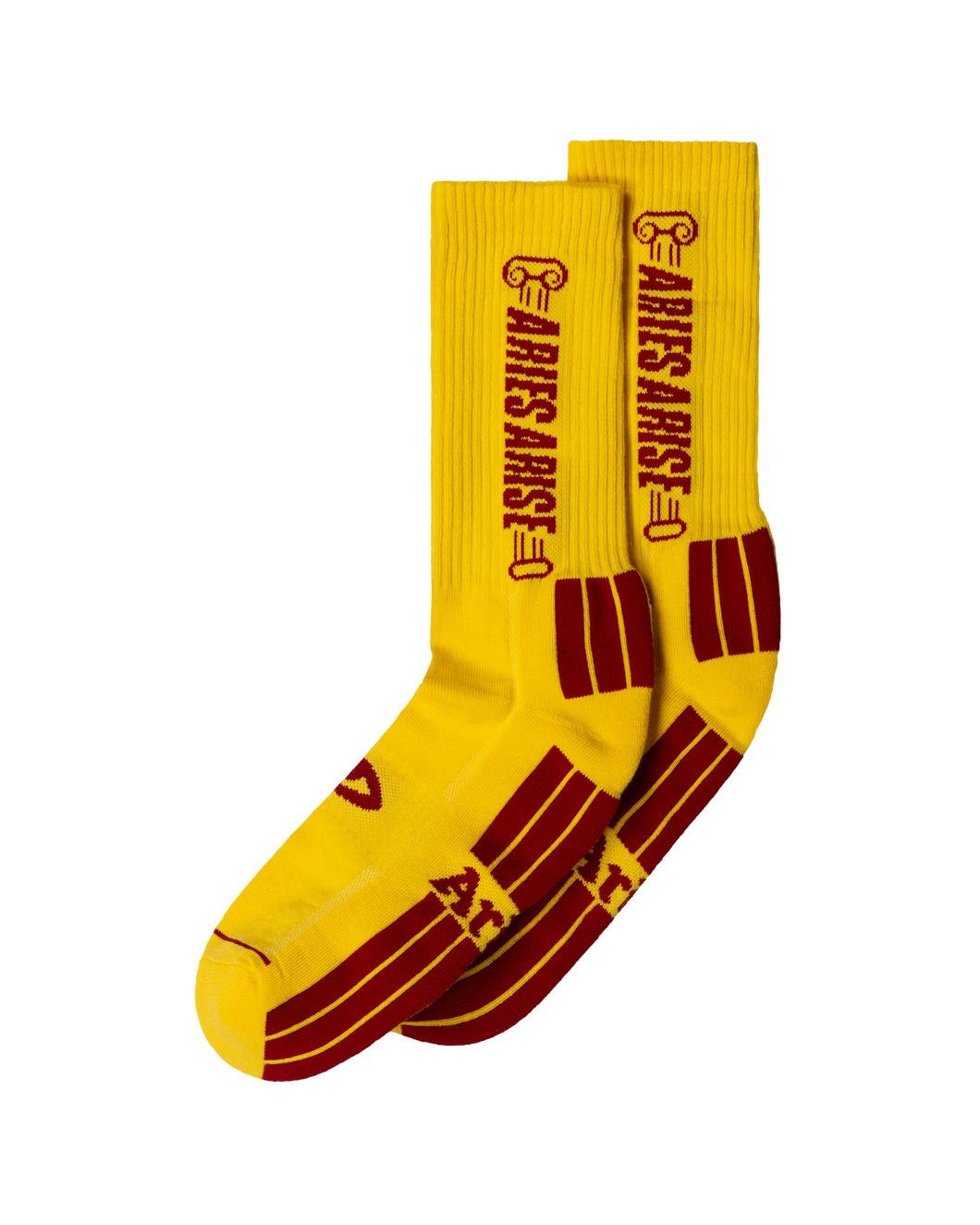 Aries Arise Column Sock Yellow