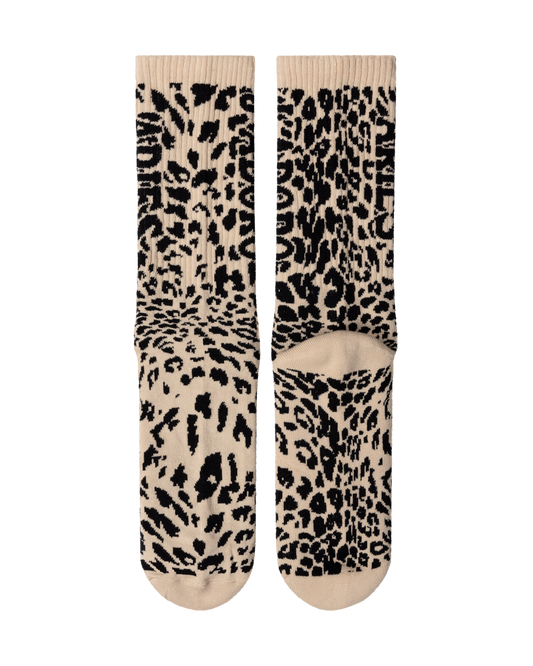 Aries J'adoro Aries Leopard Sock Beige