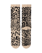 Load image into Gallery viewer, Aries J&#39;adoro Aries Leopard Sock Beige
