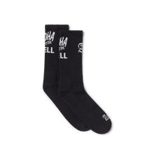 Load image into Gallery viewer, Aries aloha from hell sock Black
