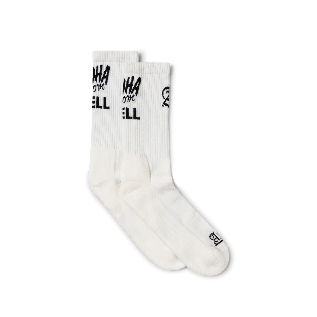 Aries aloha from hell sock White