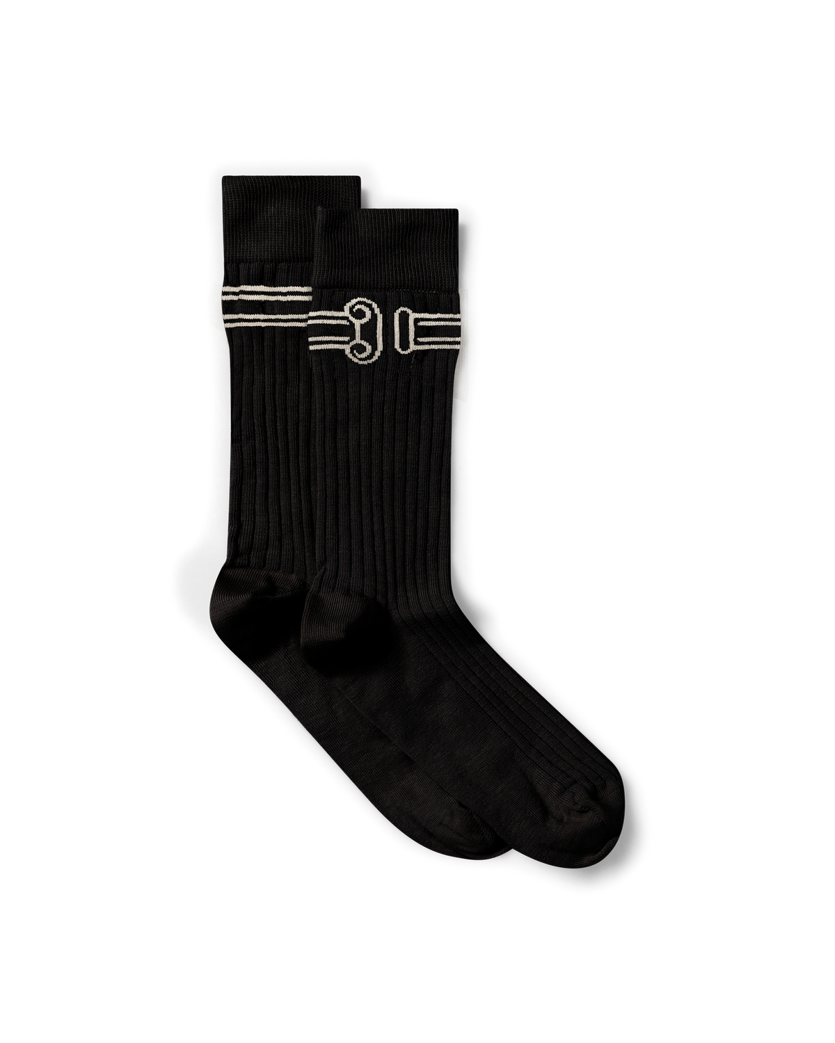 Aries Column Rib Sock Black