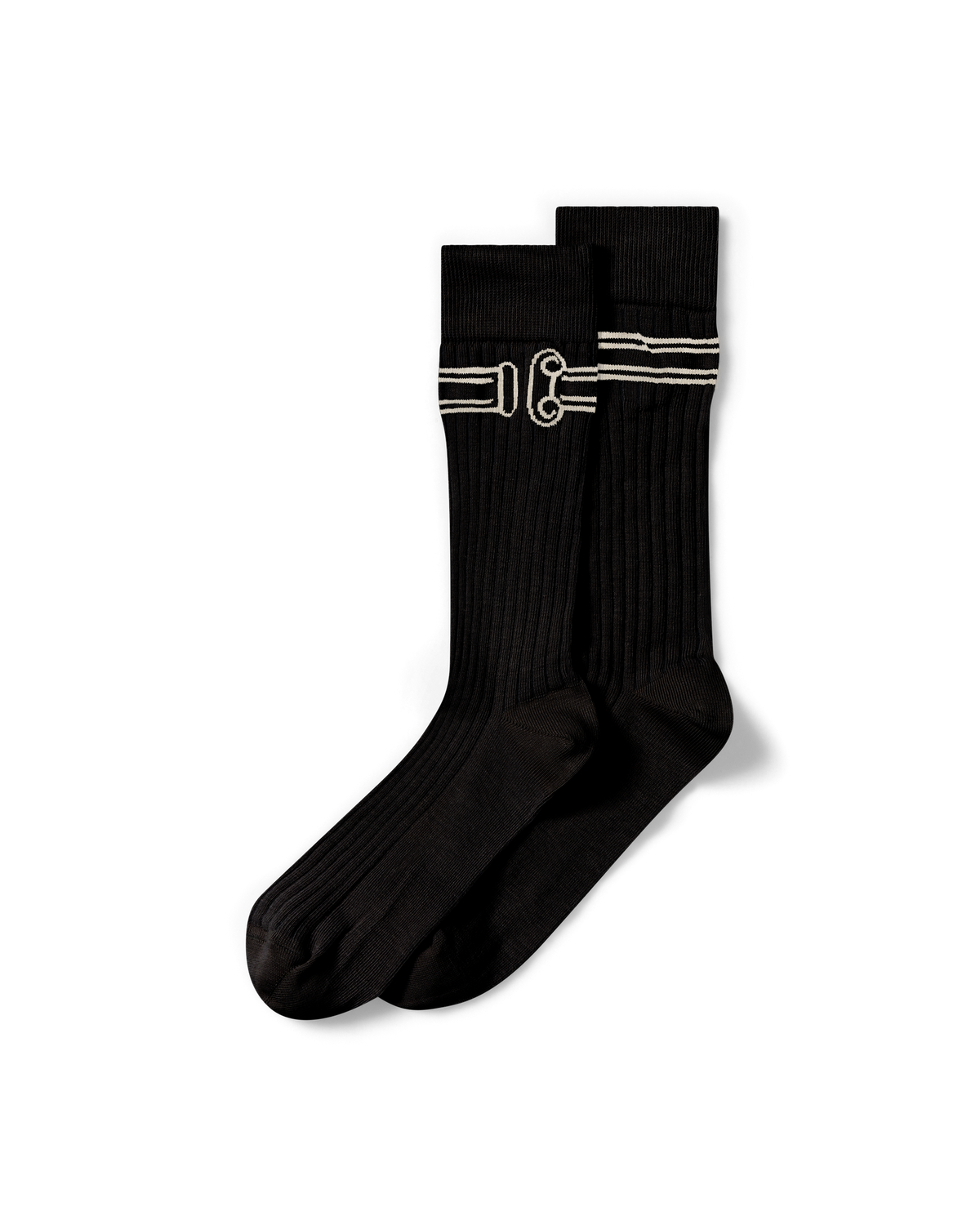 Aries Column Rib Sock Black