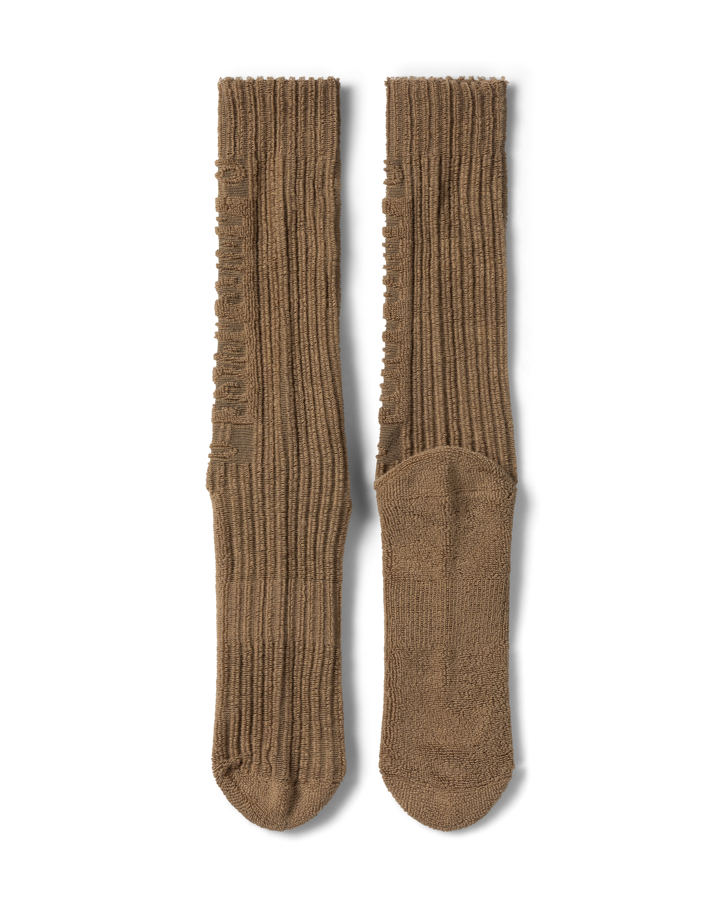 Aries Towelling Column Sock Caramel
