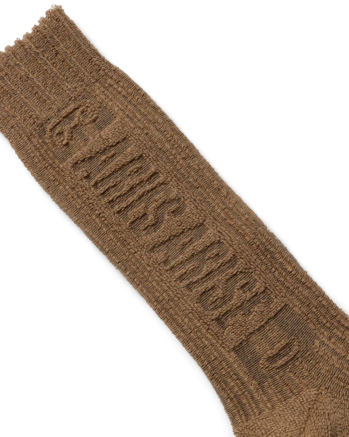 Aries Towelling Column Sock Caramel