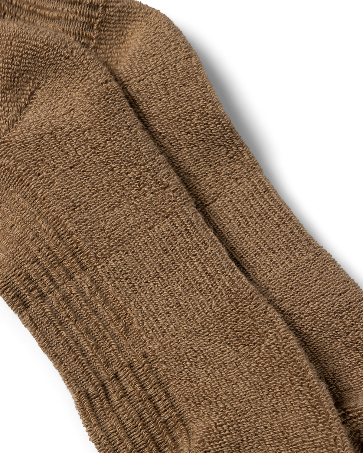 Aries Towelling Column Sock Caramel