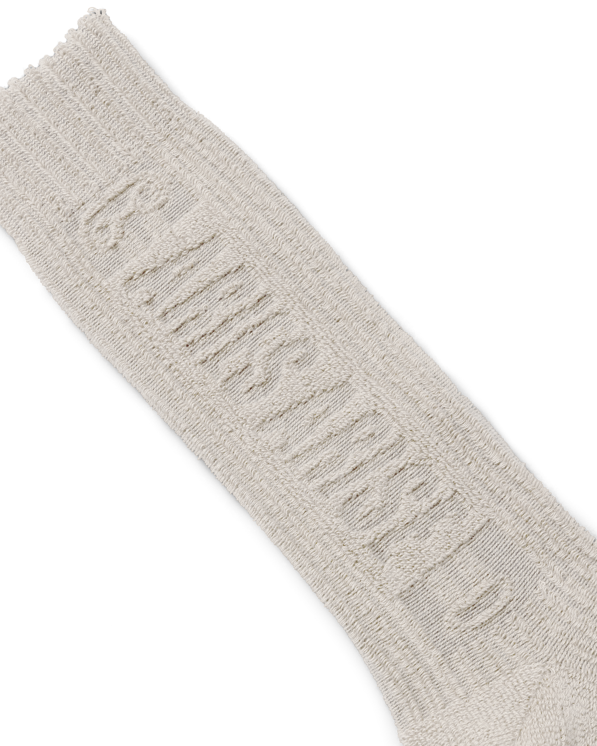 Aries Towelling Column Sock Ivory