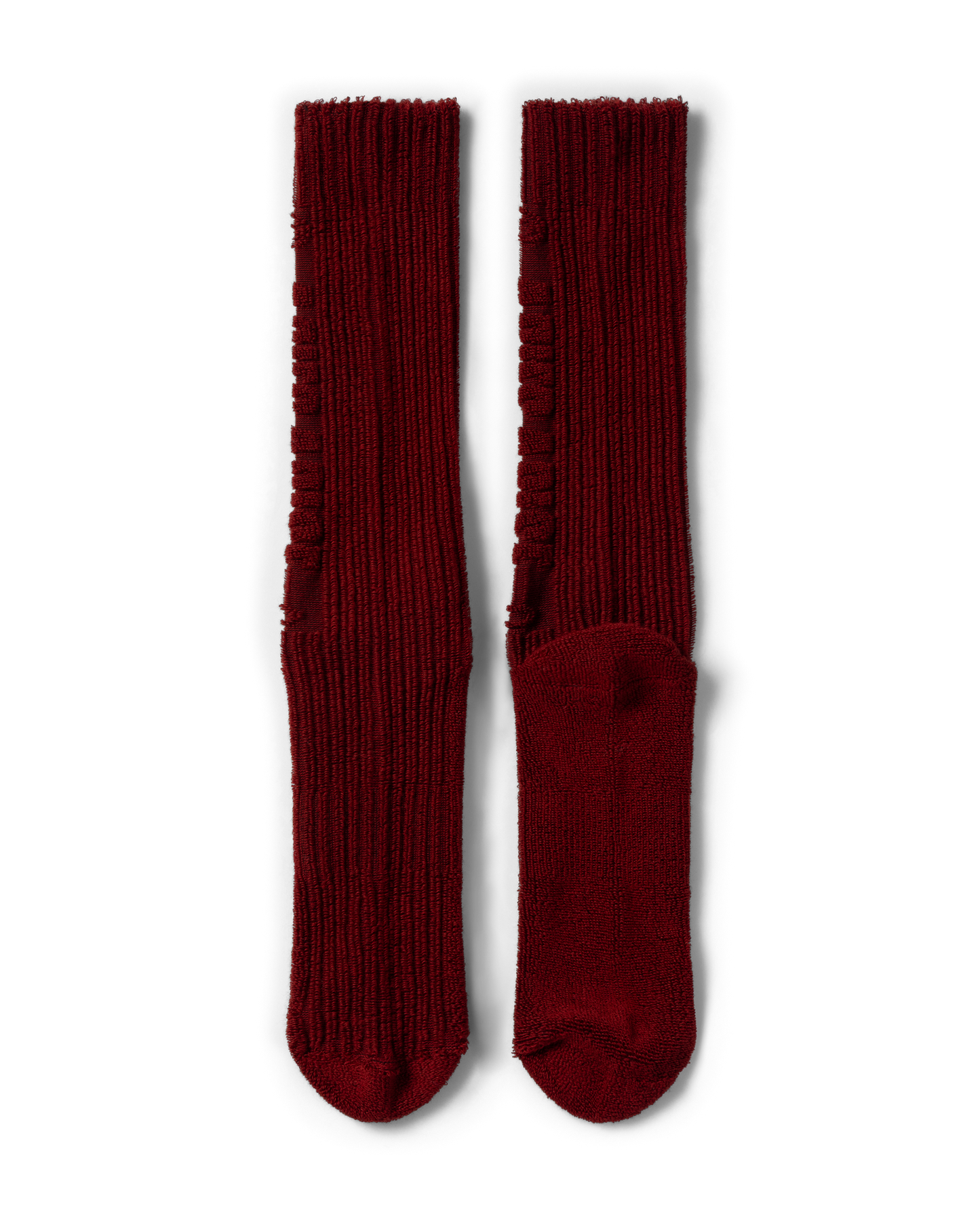 Aries Towelling Column Sock Red