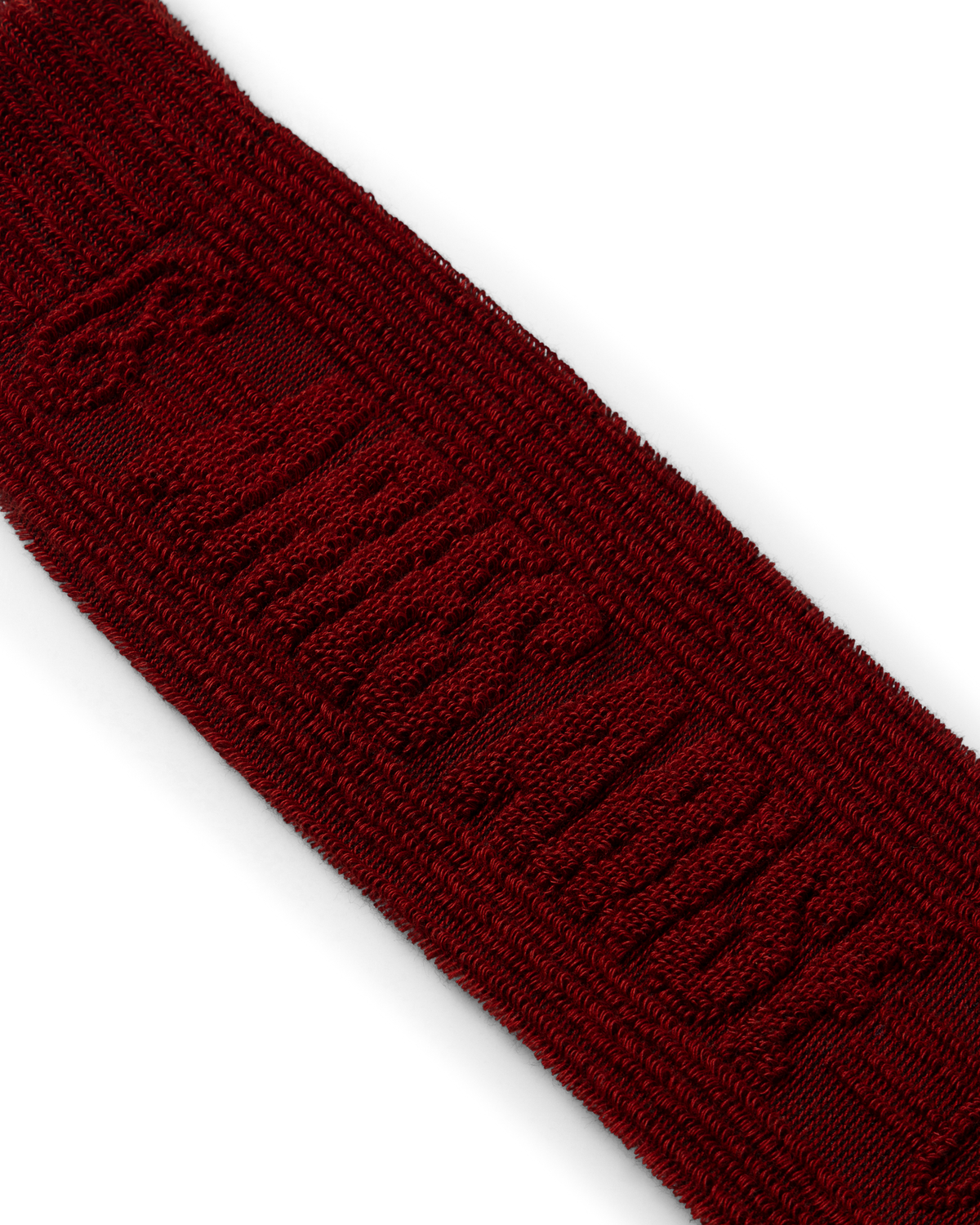 Aries Towelling Column Sock Red