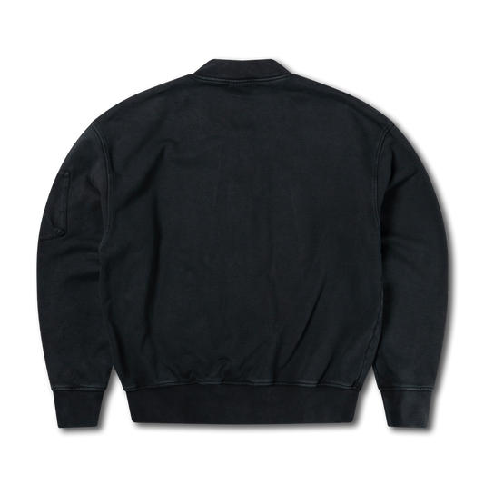 Aries Premium Faded Temple Bomber Black