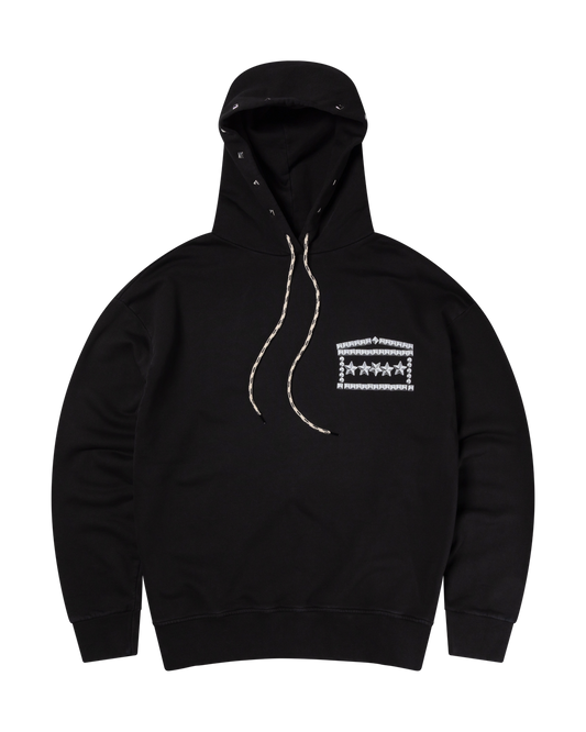 Aries Faded Studmeggedon Hoodie Black