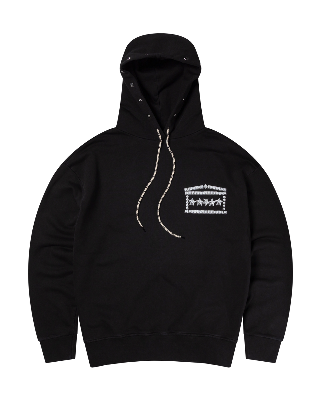 Aries Faded Studmeggedon Hoodie Black