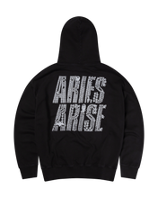 Load image into Gallery viewer, Aries Faded Studmeggedon Hoodie Black
