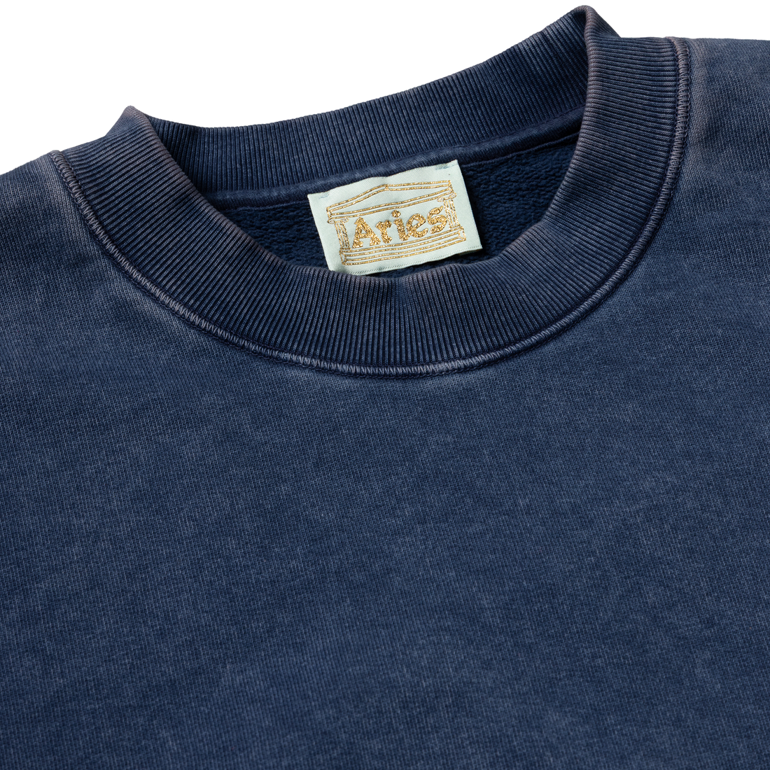 Aries Indigo Temple Sweatshirt Indigo