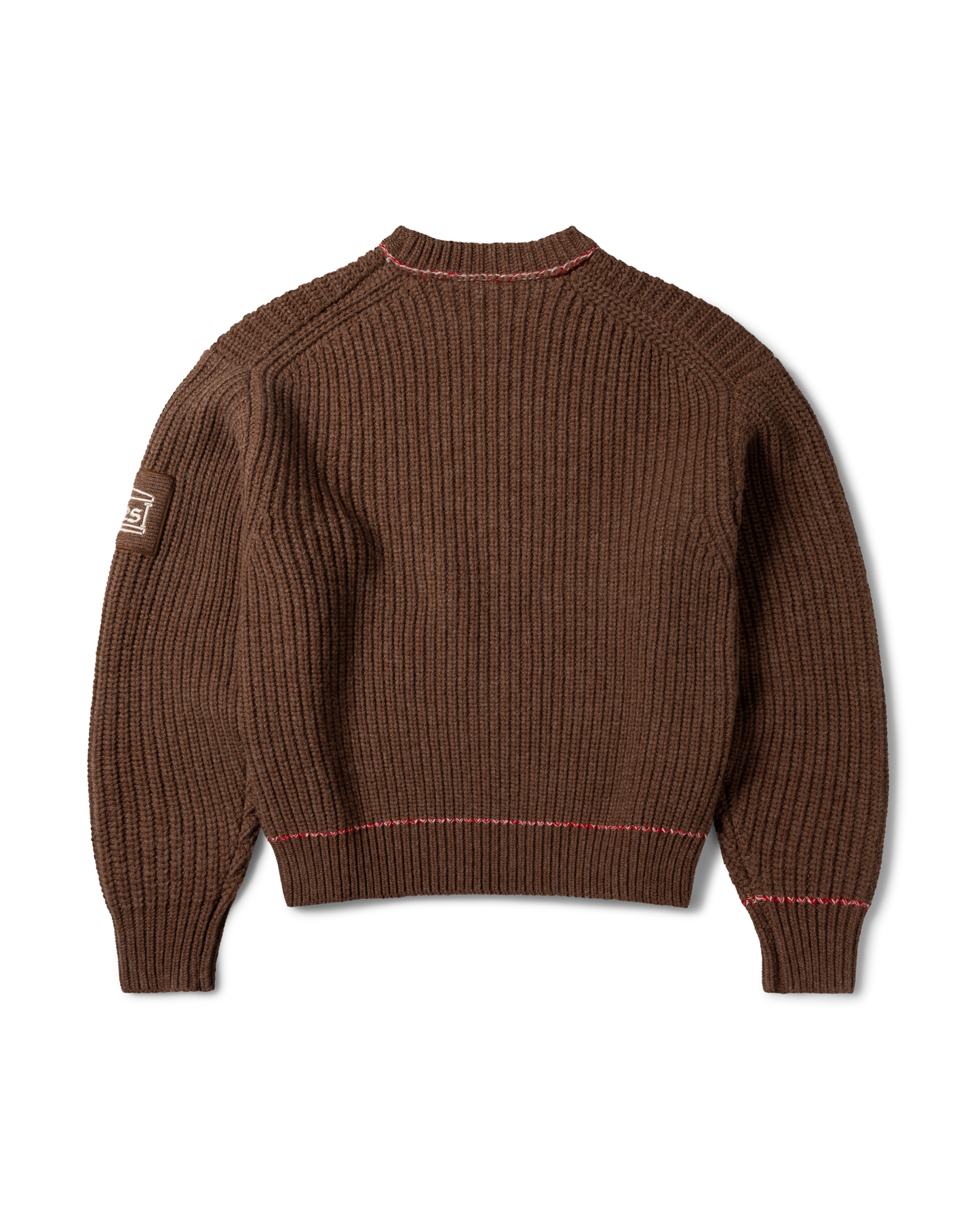 Aries Chunky Knit Classic Jumper Brown