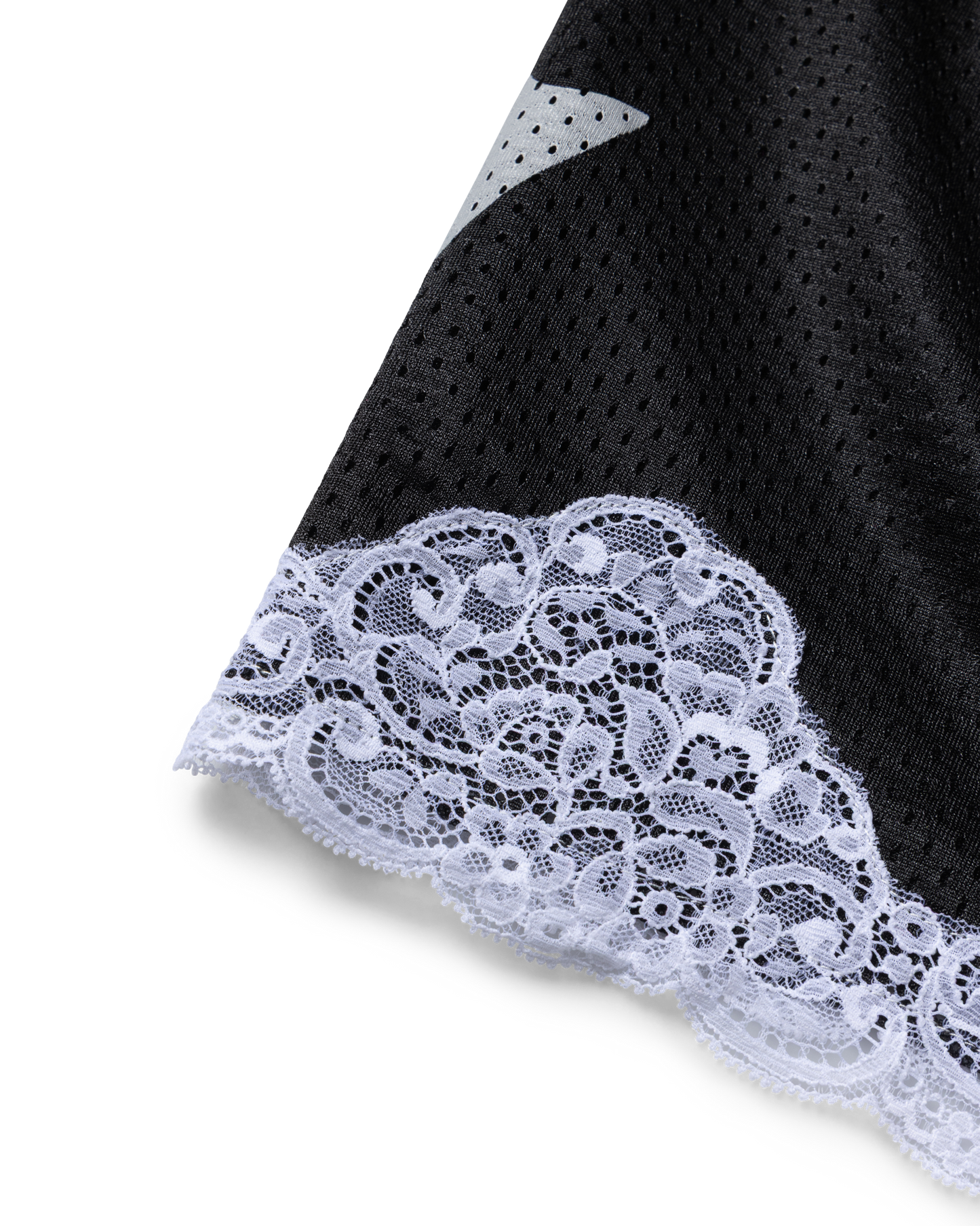 Aries Gothic Lace Airtex Shorts
