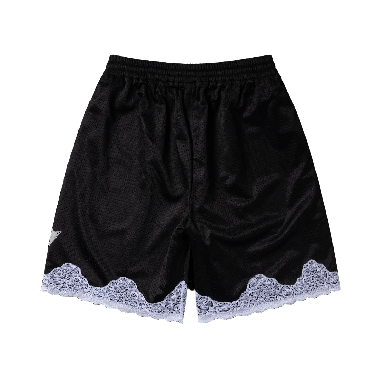 Aries Gothic Lace Airtex Shorts