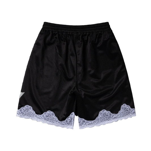 Aries Gothic Lace Airtex Shorts