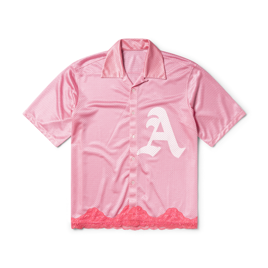 Aries Gothic Lace Airtex Hawaiian Shirt