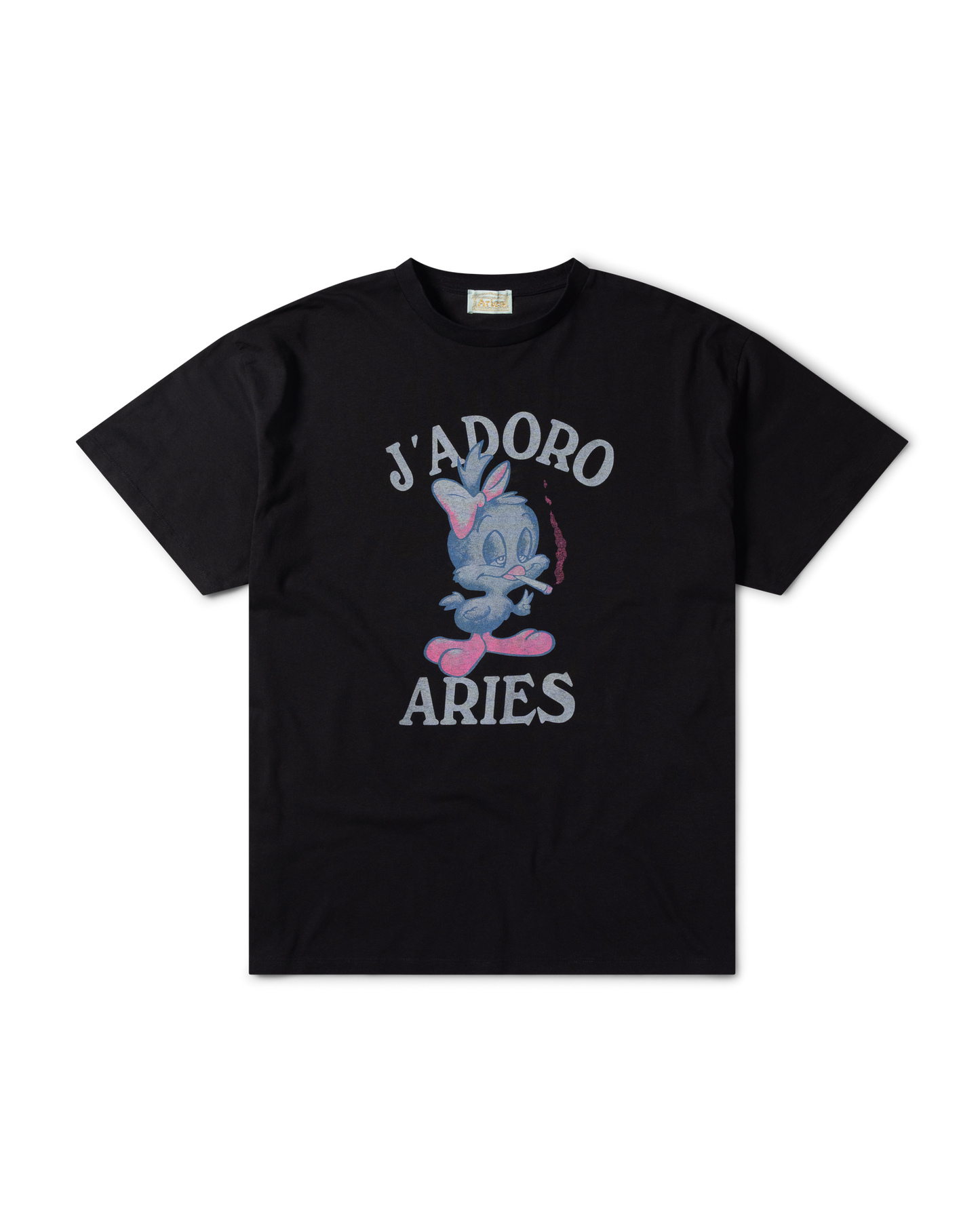 Aries J'adoro Weedie Pie SS Tee Black
