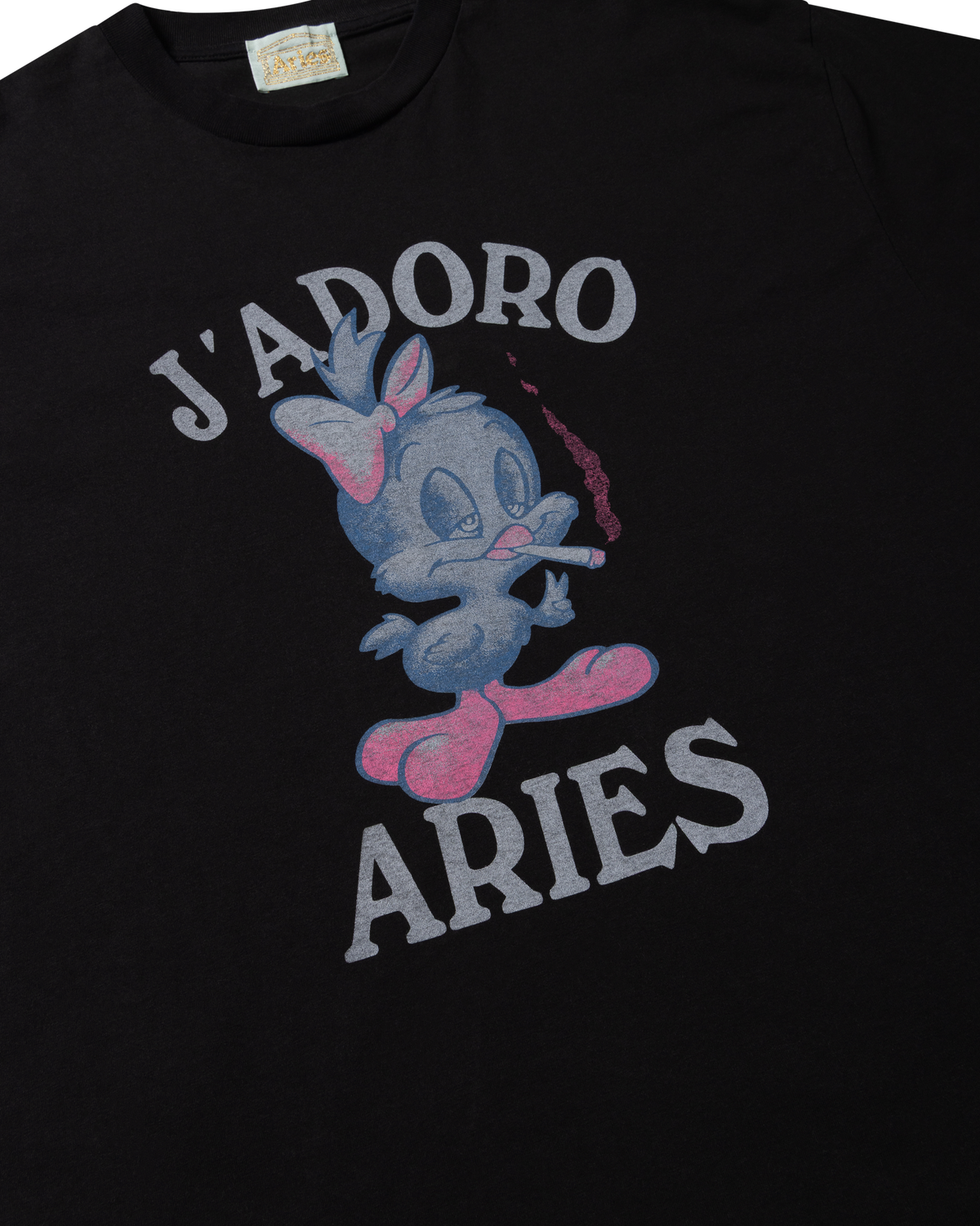 Aries J'adoro Weedie Pie SS Tee Black