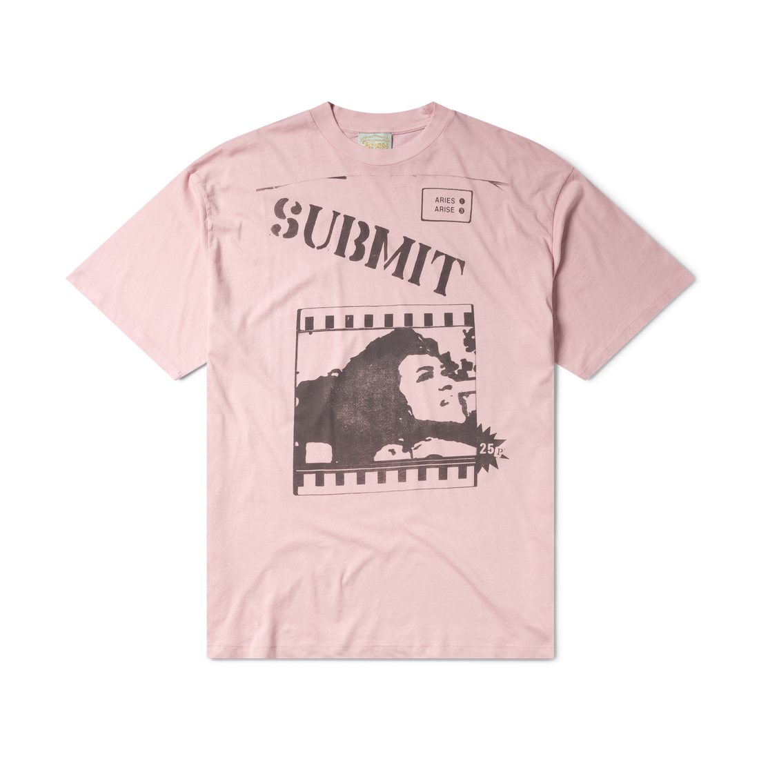 Aries Submit ss tee Pink