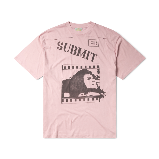 Aries Submit ss tee Pink